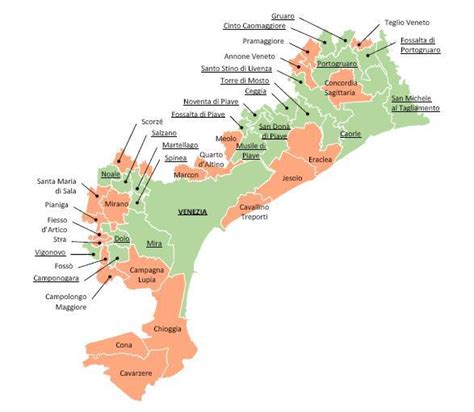 Cartina Comune Di Venezia Mappa Cartina Geografica Mondo