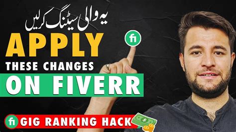 Apply These Changes On Fiverr Rank Fiverr Gig On First Page Secret