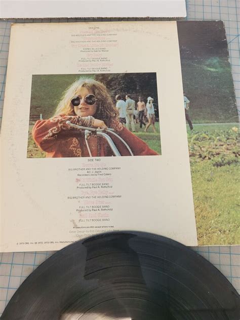 Janis Joplin Janis Joplins Greatest Hits Lp Vinyl Record 1973 Columbia