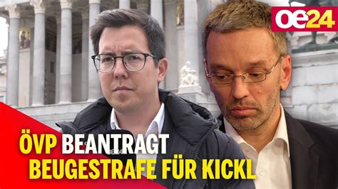 U Ausschuss Vp Beantragt Beugestrafe F R Kickl Youtube