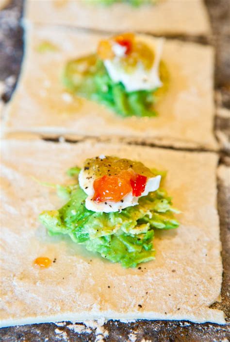 Avocado Cream Cheese And Salsa Stuffed Puff Pastries Averie Cooks