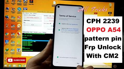 Oppo A54 CPH2239 Pattern Pin Unlock Cm2 Just One Click YouTube