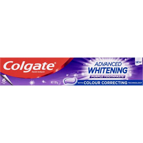 Colgate Advanced Whitening Purple Toothpaste G Woolworths