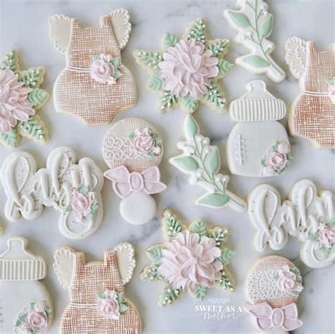 Pin By Marcia Bratkoski On Biscoitos Baby Shower Sweets Baby Shower