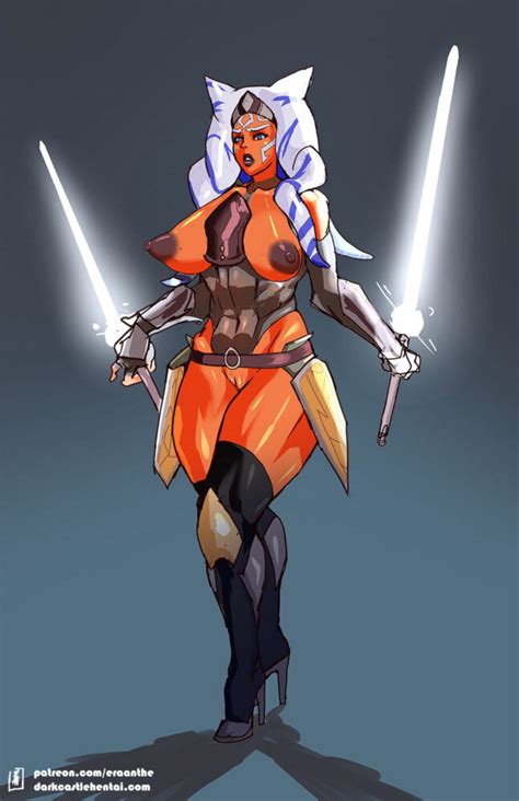 Ahsoka Tano Tits Solo Female Only Big Breast Curvy Nipples