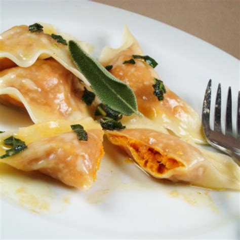 Sweet Potato Ravioli With Sage Brown Butter Sauce Recipe