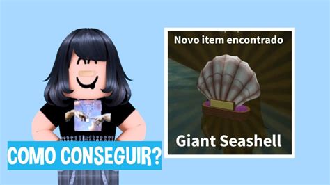 Roblox COMO CONSEGUIR O TROFÉU DE CONCHA NO BLOXBURG YouTube