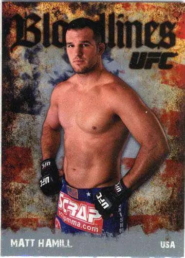 Ufc Topps Ufc Round Single Card Bloodlines Matt Hamill Bl