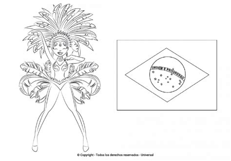 Los Mejores Dibujos De La Bandera De Brasil Para Colorear ☀️ Todo Para Colorear