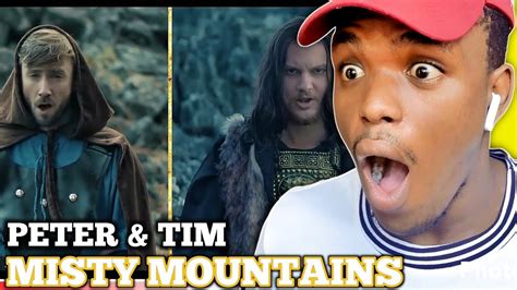 REACTING To Misty Mountains Peter Hollens Feat Tim Foust Reupload