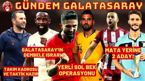 GALATASARAY IN ANKARAGÜCÜ KADROSU VE OKAN BURUK UN GALİBİYET PLANI