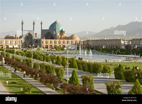 Shah Or Imam Mosque In Imam Square In Isfahan Iran Stock Photo Alamy