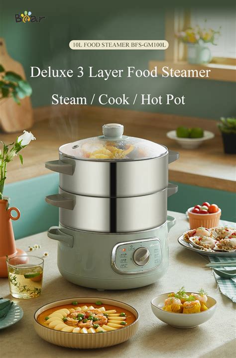 Tefal 6L Stainless Steel Convenient Steamer VC145140 VC1451 VC145