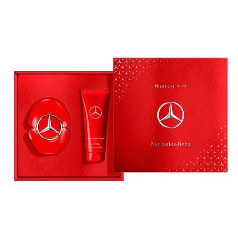 Mercedes Benz Woman In Red Perfume Feminino Edp Coffret Body Lotion Nico