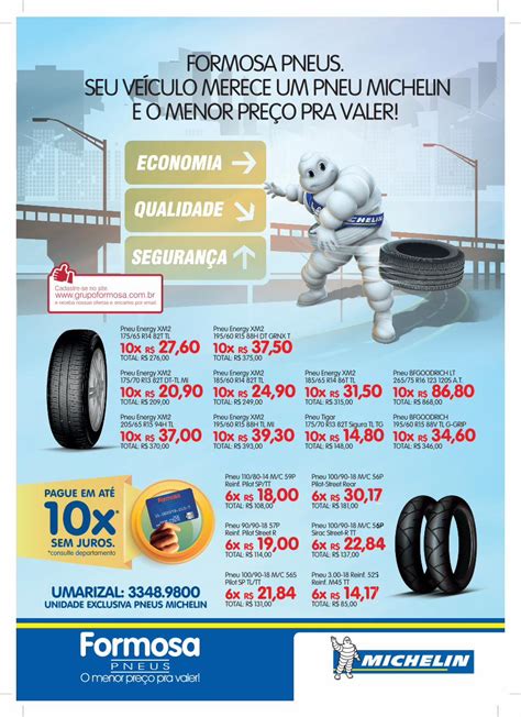 PDF FORMOSA PNEUS SEU VEÍCULO MERECE UM PNEU MICHELIN E TROCA DE