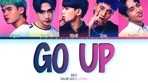 SB19 Go Up Color Coded Lyrics Tag Eng YouTube