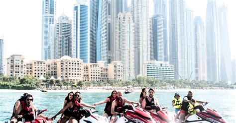 Dubai Jet Ski Dubai Marina Minuites Thrilling Ride Getyourguide