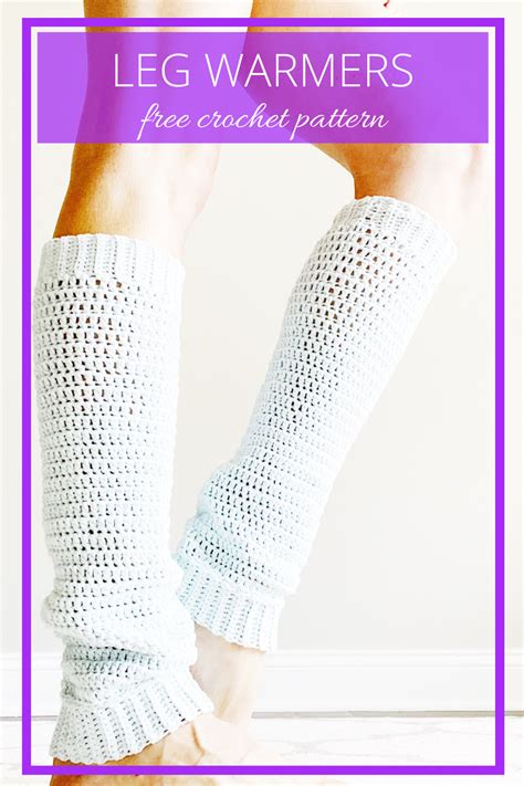 Thigh High Leg Warmers Crochet Pattern Printable Templates Free