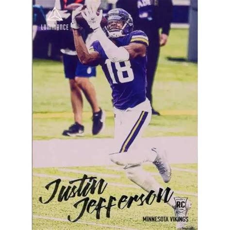 Nfl Panini Chronicles Xr Draft Picks Single Card Justin Jefferson