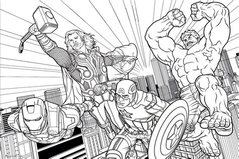 Detalle Imagen Dibujos Para Colorear Avengers Thptnganamst Edu Vn