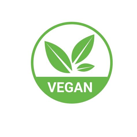 Premium Vector Vegan Logo Design Vegan Badge Design