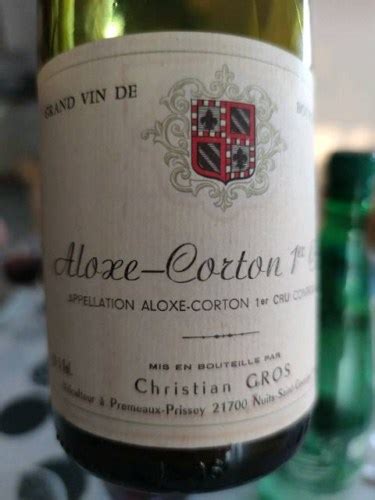 Domaine Christian Gros Aloxe Corton Vivino Us