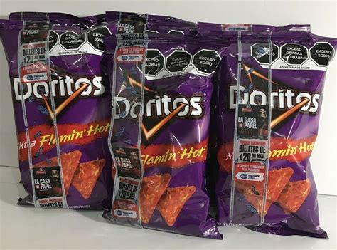 Pk Sabritas Doritos Xtra Flamin Hot Doritos Gr Oz Ea Doritos Secretaria De Salud