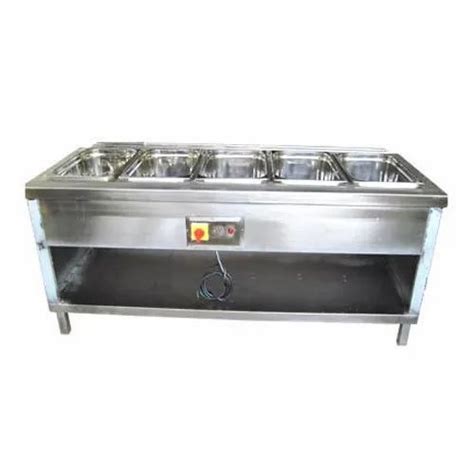 Silver Ss Cold Bain Marie For Commercial Kitchen At Best Price In Noida