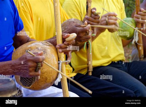 Brazilian Musical Instrument Called Berimbau And Usually Used During