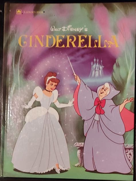 Walt Disneys Cinderella A Golden Book Hardcover 1986 Western Publishing