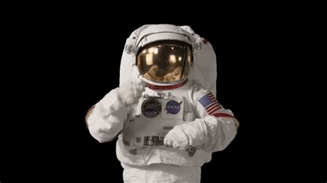 Astronaut Floating In Space Gif