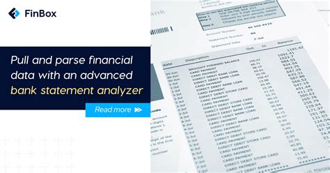 digital lending program  automated bank statement analysis