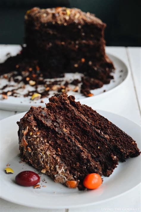 Coffee Nut Chocolate Cake Living The Gourmet