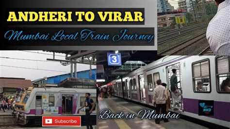 Andheri To Virar Mumbai Local Train Andheri To Virar In Mumbai