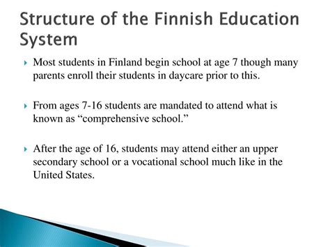 Ppt The Success Of The Finnish Education System Powerpoint