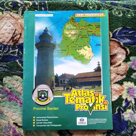 Jual Buku Original Peta Atlas Tematik Provinsi Banten Shopee Indonesia