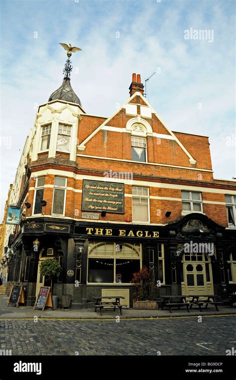 The Eagle Public House City Road London England Uk Stock Photo Alamy