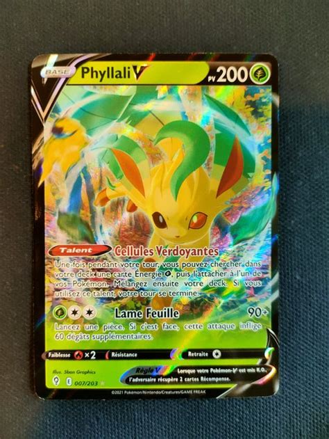 Carte Pokemon Phyllali V Evolution Celeste Fran Ais Fr Rare Kaufen