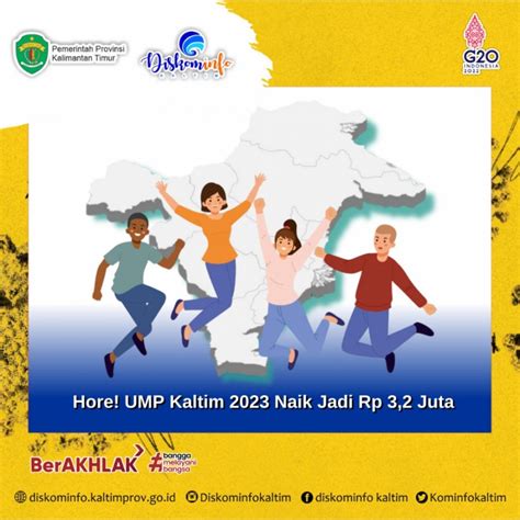 Hore UMP Kaltim 2023 Naik Jadi Rp 3 2 Juta Diskominfo Prov Kaltim