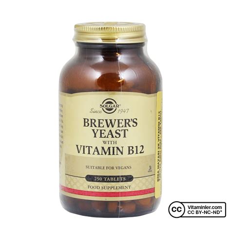 Solgar Brewer S Yeast With Vitamin B12 250 Tablet Vitaminler