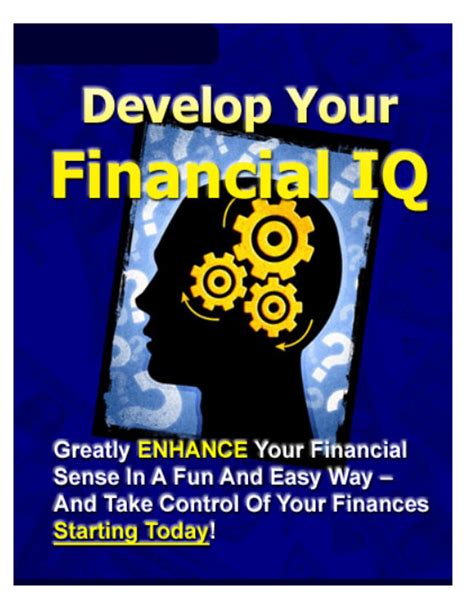 Develop Your Financial Iq