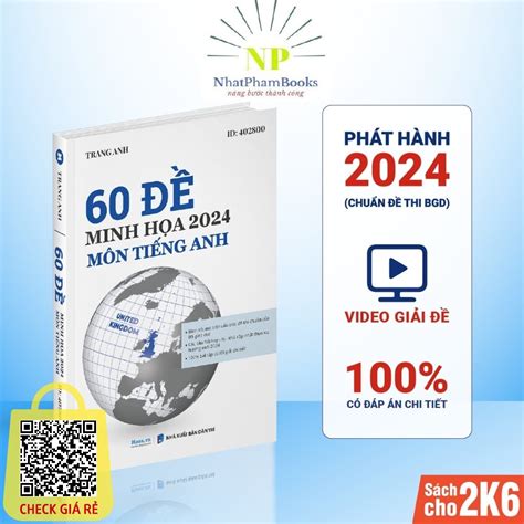 Bộ đề Minh Họa 2024 Môn Tiếng Anh Cô Trang Anh Sách Id Luyện đề Thi