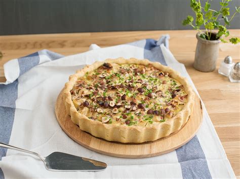 Lauch Apfel Quiche Mit Speck Rezept Kitchen Stories