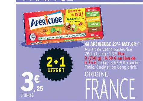 Offre Ap Ricube Mat Gr Chez E Leclerc