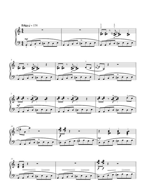 Daylight Robbery Sheet Music For Piano By Elissa Milne Music Notes By Musescore