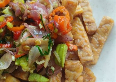 Resep Tempe Goreng Siram Matah Pete Oleh Risma Adilla Cookpad