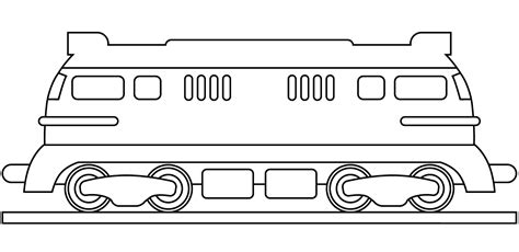 Diesel Locomotive Coloring Page Colouringpages