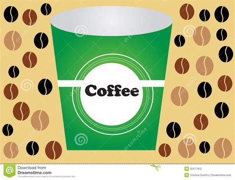 Cup Of Coffee Stock Illustration Illustration Of Coffee 32477912