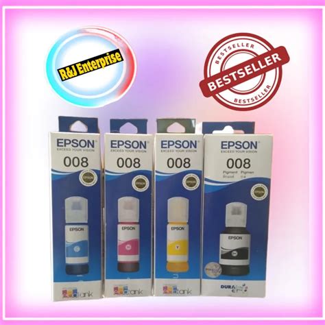 EPSON 008 Yellow Ink Bottle Original Lazada PH