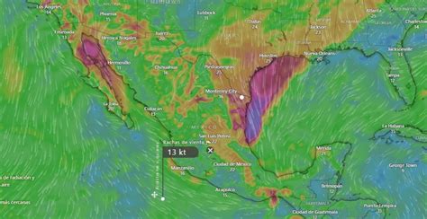 Frente Frío 8 impacta hoy domingo a Tamaulipas así estará el clima